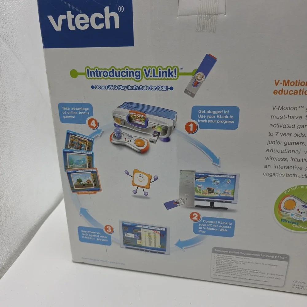V-Motion Vsmile Active Learning System w/ Bonus Controller - Brand New